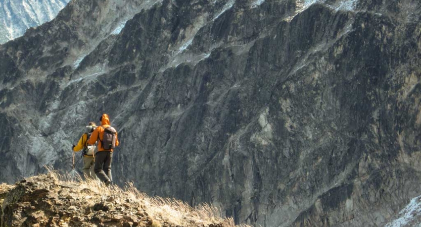 mountaineering camp in pacific northwest